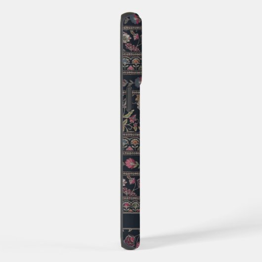 Benutzerdefiniertes, helldunkelrosa Azteken-Muster iPhone Hülle (Rechte Seite)