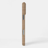 Benutzerdefiniertes helles Beige-Tan-Braun-Texturm iPhone Hülle (Rechte Seite)