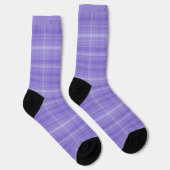 Benutzerdefiniertes helles Lavendel dunkles Lila K Socken (Rechts)