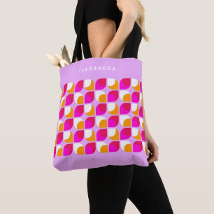 Benutzerdefiniertes helles Sommer-Pink-Orange Retr Tasche