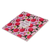 Benutzerdefiniertes hellrosa Blumen-Kirsch-Muster- Fliese (Seite)