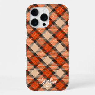 Benutzerdefiniertes Herbst-Kürbis-Orange-Braun-Tar iPhone 16 Pro Max Hülle