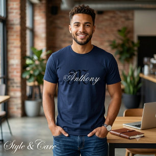 Benutzerdefiniertes Herr Name Männer T-Shirt Gesch