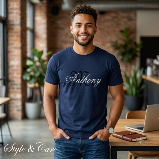 Benutzerdefiniertes Herr Name Männer T-Shirt Gesch