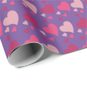 Benutzerdefiniertes Herz Geschenkpapier (Rolleneckpunkt)