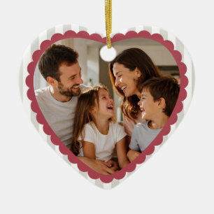Benutzerdefiniertes Herz mit gerundeten Kanten, sc Keramik Ornament