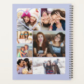 Benutzerdefiniertes Herz Multiple FotoCollage Mini Planer (Rückseite)