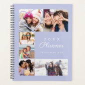 Benutzerdefiniertes Herz Multiple FotoCollage Mini Planer (Vorderseite)