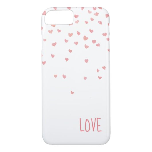 Benutzerdefiniertes Herzdesign Case-Mate iPhone Hülle (Rückseite)