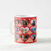 Benutzerdefiniertes Herzfoto Kaffeetasse (Vorderseite Links)