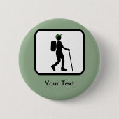 Benutzerdefiniertes Hiker-Logo Button (Vorderseite)