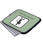 Benutzerdefiniertes Hiker-Logo Laptopschutzhülle (Vorne Knopf)