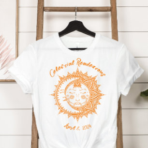 Benutzerdefiniertes himmlisches Rendezvous Finster T-Shirt