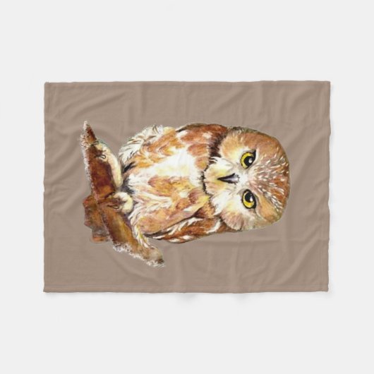 Benutzerdefiniertes Hintergrundfarbe Niedlich Klei Fleecedecke (Vorderseite (Horizontal))