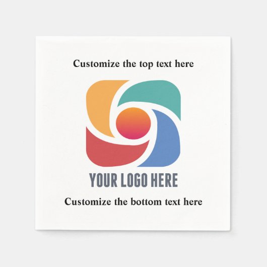 Benutzerdefiniertes Hinzufügen des Party für Ihr U Serviette (Vorderseite)