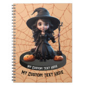 Benutzerdefiniertes Hinzufügen eines Gothic-Notebo Notizblock (Vorderseite)