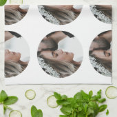 benutzerdefiniertes Hinzufügen eines kreisförmigen Geschirrtuch (Gefaltet)