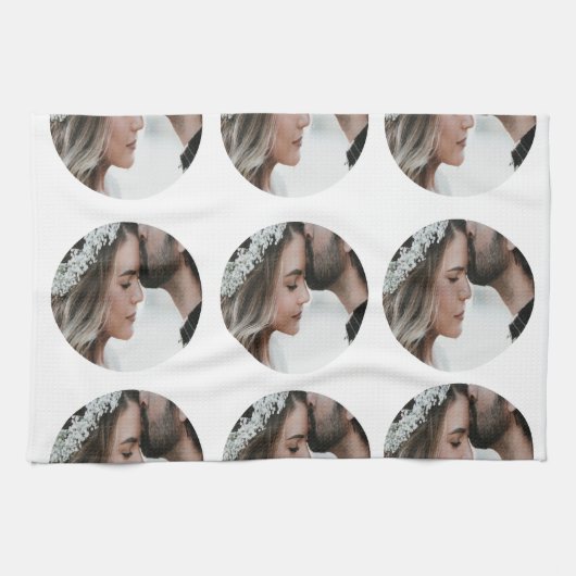 benutzerdefiniertes Hinzufügen eines kreisförmigen Geschirrtuch (Horizontal)