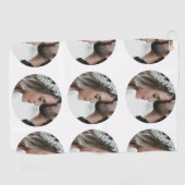 benutzerdefiniertes Hinzufügen eines kreisförmigen Golfhandtuch (Horizontal)