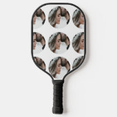 benutzerdefiniertes Hinzufügen eines kreisförmigen Pickleball Schläger (Rückseite)