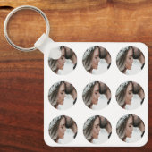 benutzerdefiniertes Hinzufügen eines kreisförmigen Schlüsselanhänger (Vorderseite)