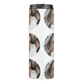 benutzerdefiniertes Hinzufügen eines kreisförmigen Thermosbecher (Rückseite)