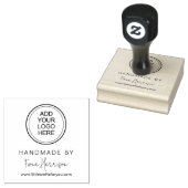 Benutzerdefiniertes Hinzufügen eines Logos Gummistempel (Stempel)