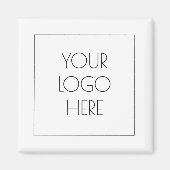 Benutzerdefiniertes Hinzufügen eines Logos Magnet (Vorne)