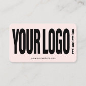 Benutzerdefiniertes Hinzufügen eines Logos Verbind Visitenkarte (Vorderseite)