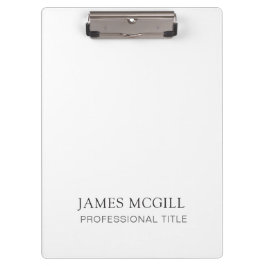 Benutzerdefiniertes Hinzufügen eines Minimalistisc Klemmbrett