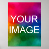 Benutzerdefiniertes Hinzufügen von Foto Elegant Mo Poster (Vorne)