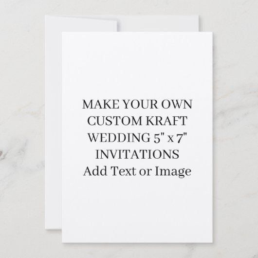 Benutzerdefiniertes Hinzufügen von Text oder Image Einladung (Vorderseite)