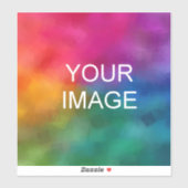 Benutzerdefiniertes Hochladen von Foto- oder Logo- Aufkleber (Blatt)