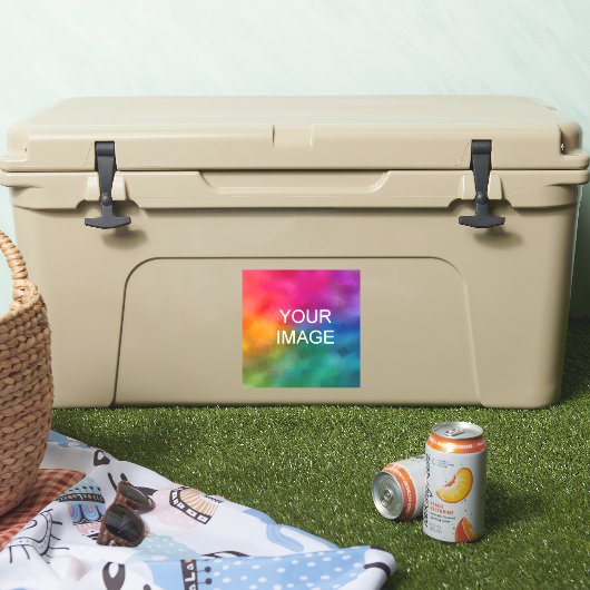 Benutzerdefiniertes Hochladen von Foto- oder Logo- Aufkleber (Kühler)