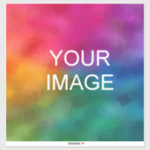 Benutzerdefiniertes Hochladen von Foto- oder Logo- Aufkleber (Blatt)