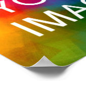 Benutzerdefiniertes Hochzeitereignis-Party-Foto Poster (Ecke)