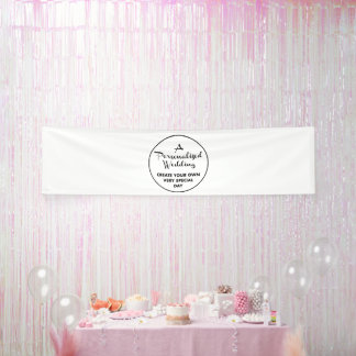 Benutzerdefiniertes Hochzeits-Willkommensschild 2, Banner