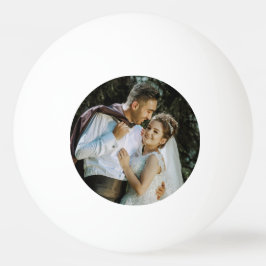 Benutzerdefiniertes Hochzeitsbild Personalisierter Tischtennisball