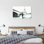 Benutzerdefiniertes Hochzeitsfoto Real Leinwanddruck (Insitu (Schlafzimmer))