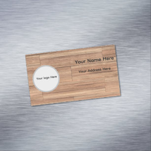 Benutzerdefiniertes Holz Magnetische Visitenkarte