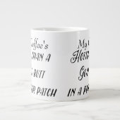 Benutzerdefiniertes ・ Hot Funny Pepper Patch Spric Jumbo-Tasse (Vorderseite)