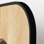 Benutzerdefiniertes Hufeisen mit Rose und Monogram Pickleball Schläger (Linke Seite)