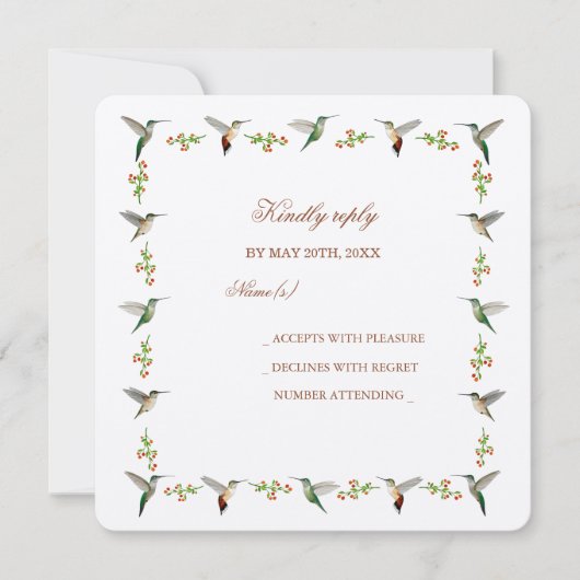 Benutzerdefiniertes Hummingbird-Frame Notepad (Vorderseite)