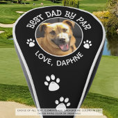 Benutzerdefiniertes Hund Foto BEST VATER BY PAR Pa Golf Headcover