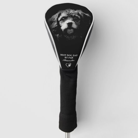 Benutzerdefiniertes Hund Foto Bester Cavapoo-Vater Golf Headcover (Vorderseite)