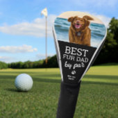 Benutzerdefiniertes Hund Foto Bester Vater nach Pa Golf Headcover