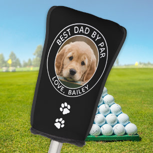 Benutzerdefiniertes Hund Foto Bester Vater nach Pa Golf Headcover