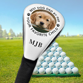 Benutzerdefiniertes Hund Foto Bester Vater nach Pa Golf Headcover