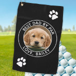 Benutzerdefiniertes Hund Foto Bester Vater nach Pa Golfhandtuch<br><div class="desc">Bester Vater Par ... Zwei Ihrer Lieblingssachen, Golf und Ihr Hund ! Jetzt kannst du deinen besten Freund mitnehmen, während du 18 Löcher spielst. Überraschen Sie den Hund Vater und Golf Lover mit diesen super niedlichen Hund Foto Handtücher und passenden Golf Accessoires . Passen Sie diese Handtücher mit Ihren Hunden...</div>