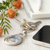 Benutzerdefiniertes Hund Foto Personalisiert Foto Schlüsselanhänger (Seite)